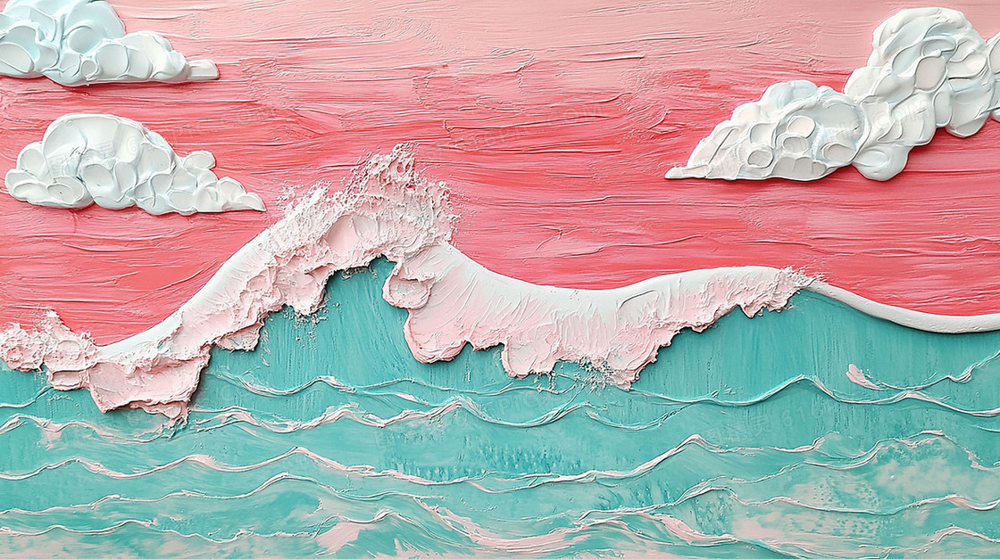 石英砂肌理风格浪花背景