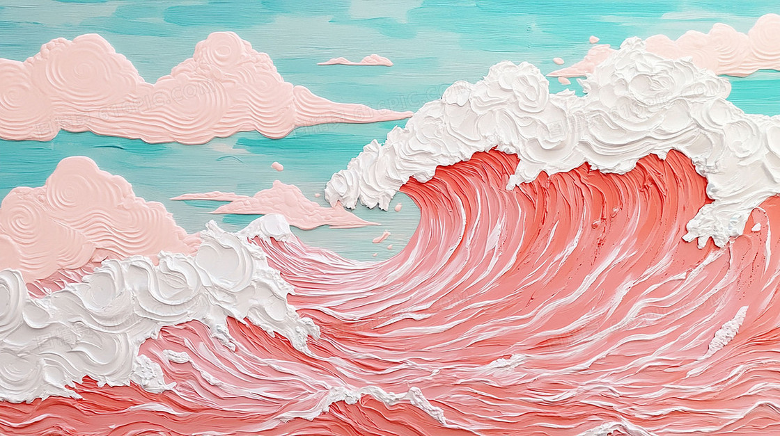 石英砂肌理风格浪花背景