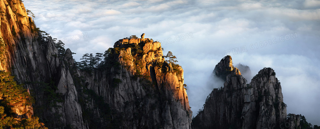 黄山背景