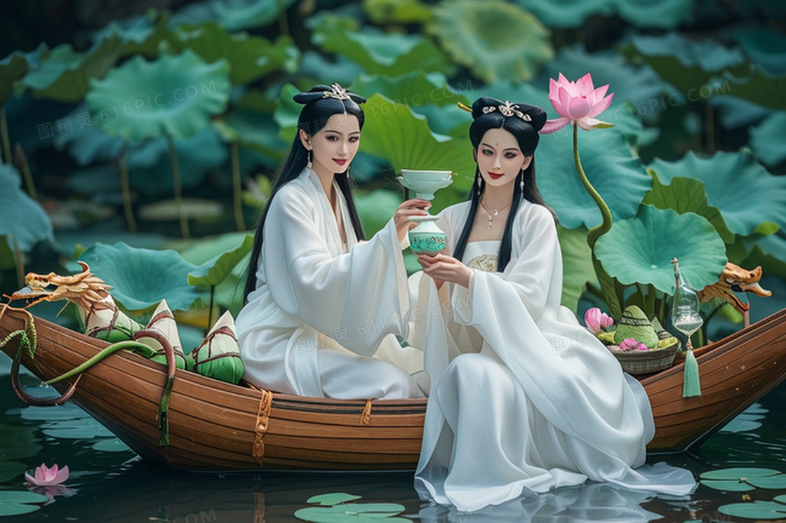 在这个如诗如画的场景中