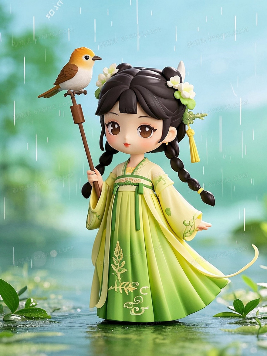 以二十四节气谷雨为主题