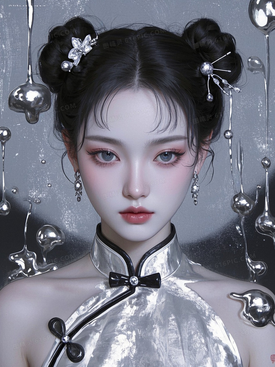 超现实人像绘画中式美学