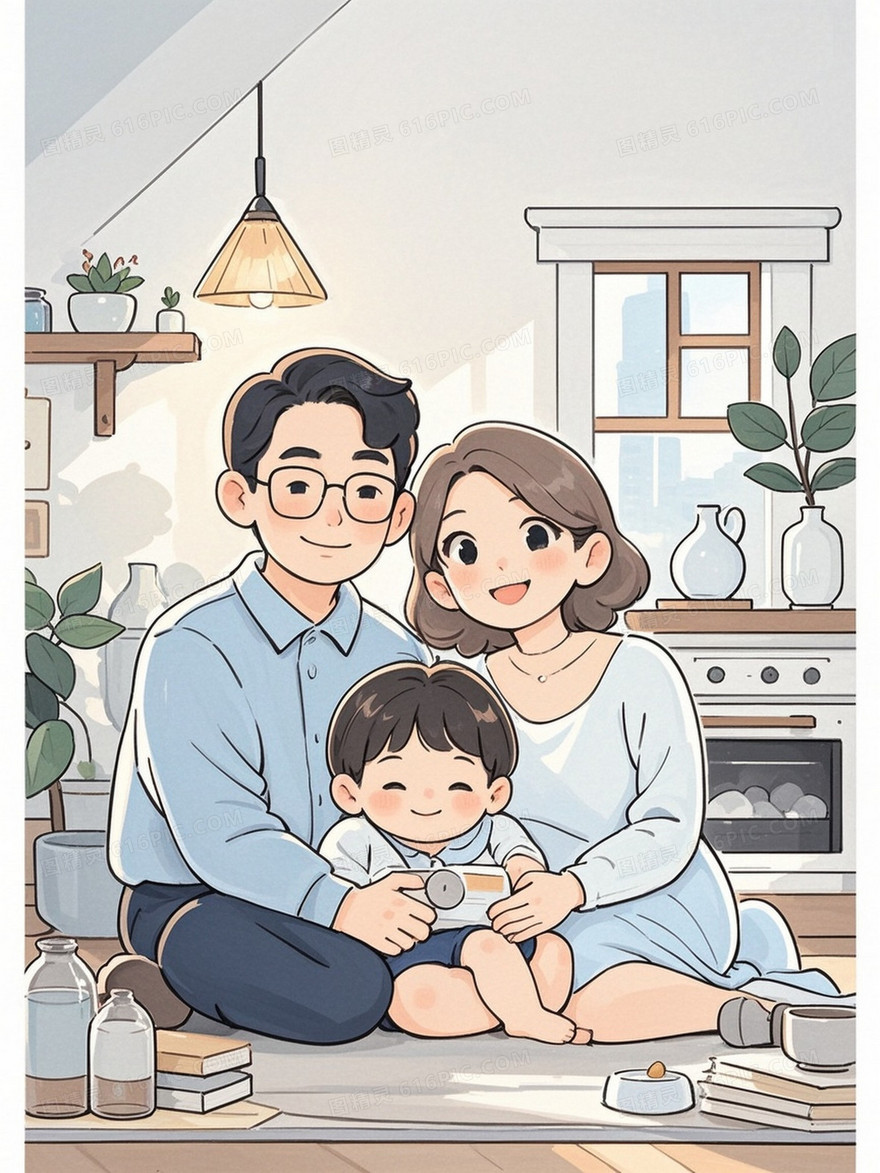 手绘风格插图风格简笔画