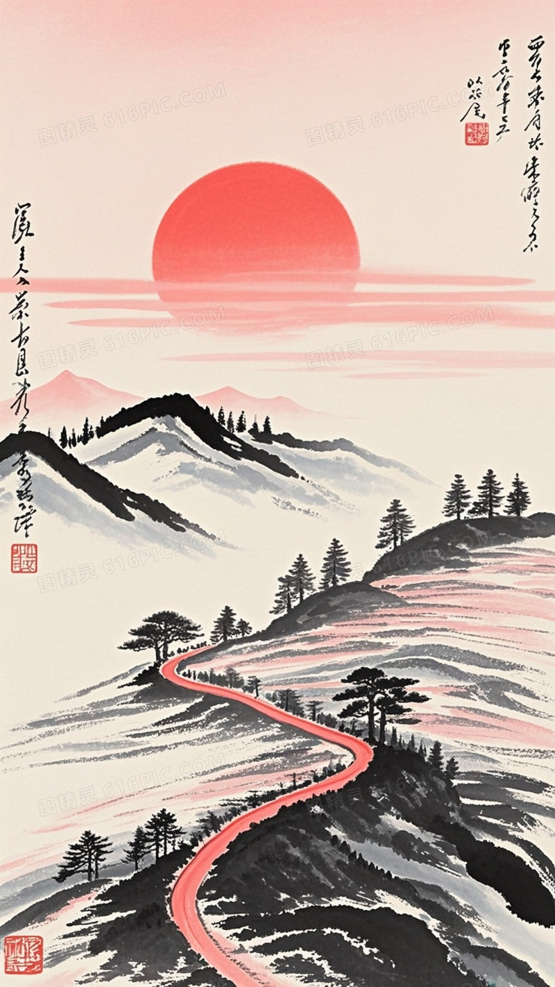 帮我生成一张图片背景留白
