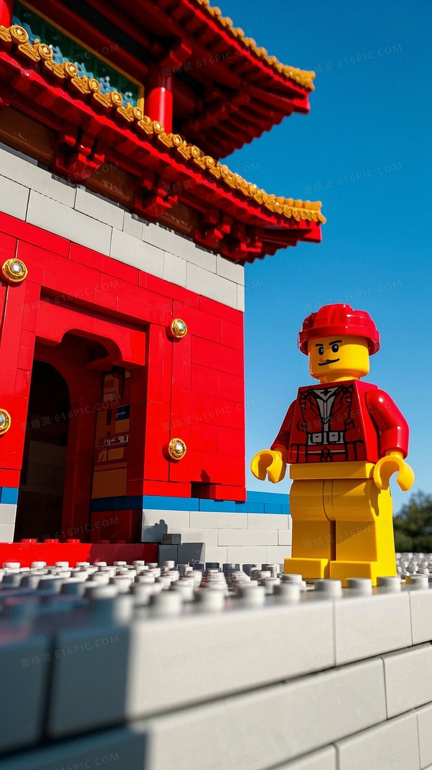 万物皆可积木积木搭建的建筑