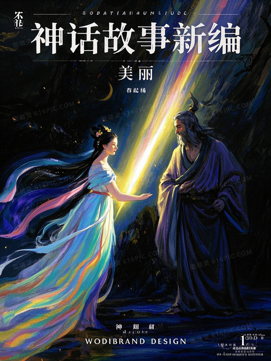神话故事杂志标题文字