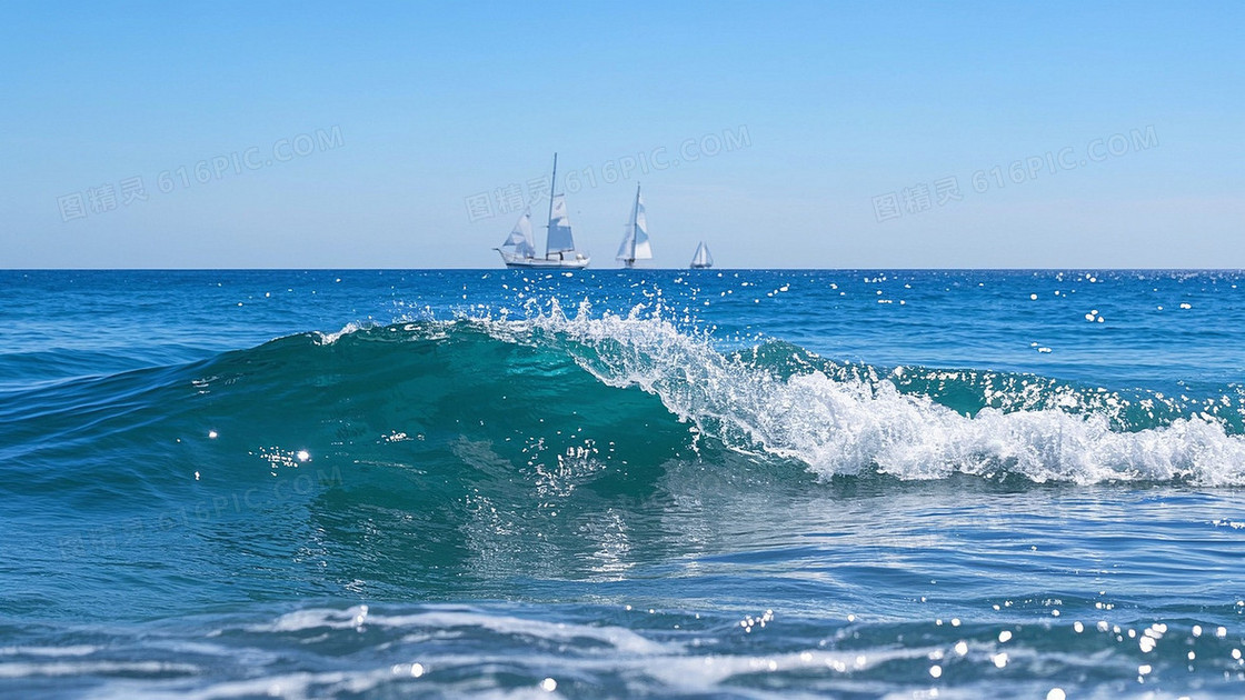 写实摄影广角海平线构图