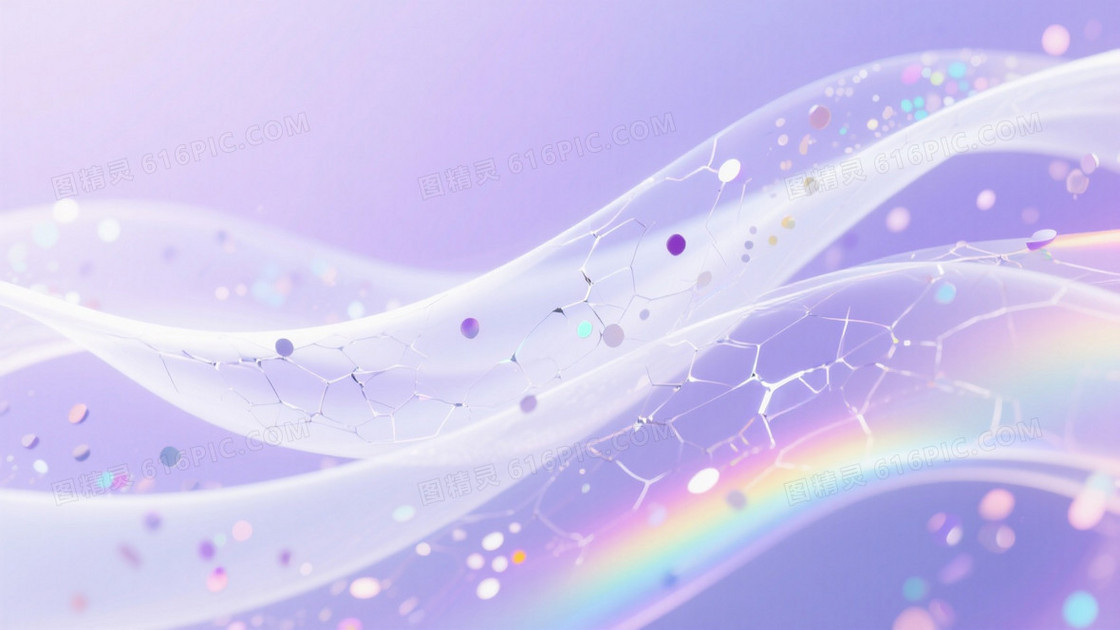 3D渲染梦幻渐变背景