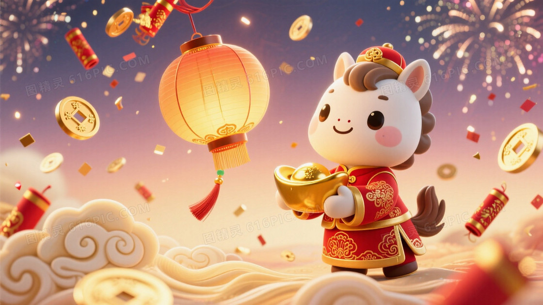 3DQ版中国新年插画