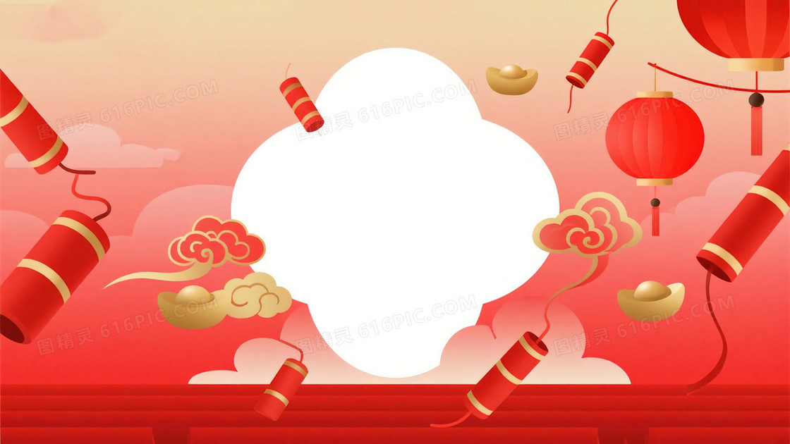 中国新年喜庆背景