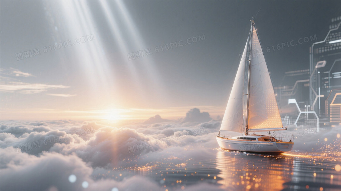 新未来主义企业视觉背景