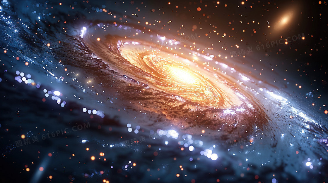 彩色宇宙星云探索图片