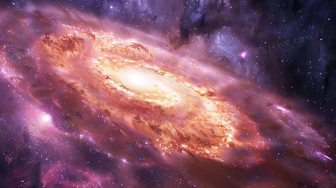 彩色宇宙星云探索图片