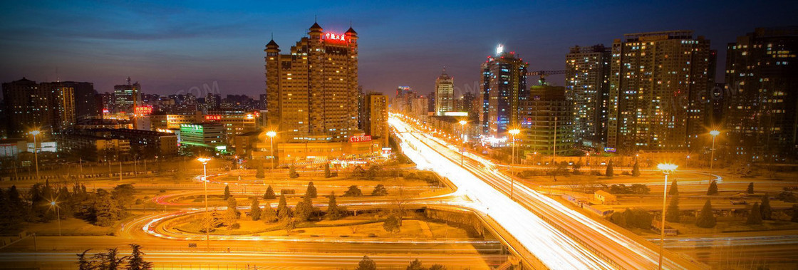 城市夜景banner