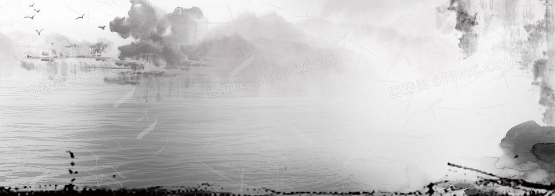 灰度水墨背景