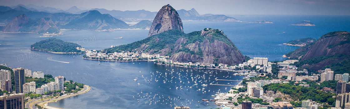 巴西风景banner背景