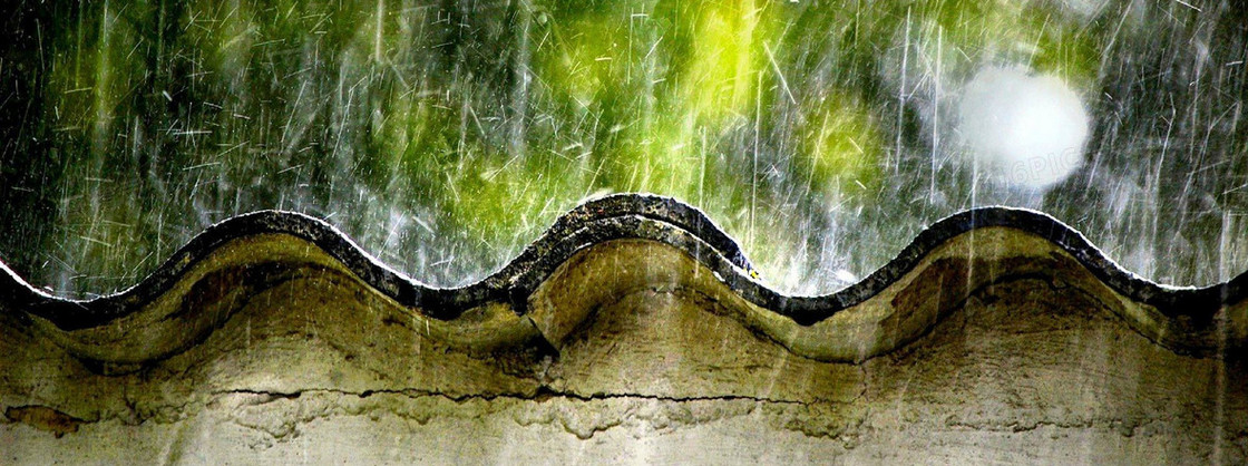 雨中清新背景设计素材