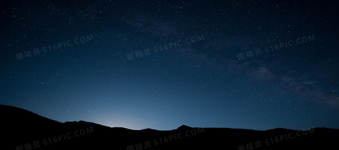 可愛夢幻的夜晚星空背景