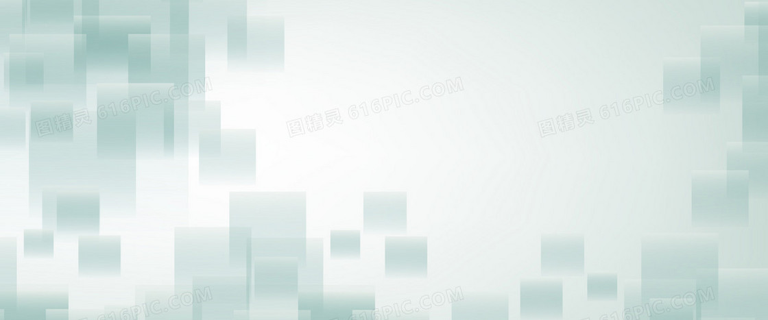 绿色正方形装饰背景