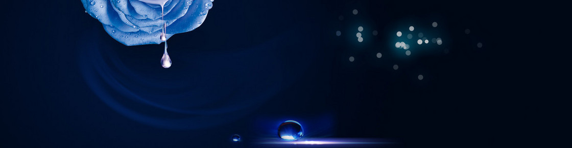 电商护肤品唯美光晕背景banner