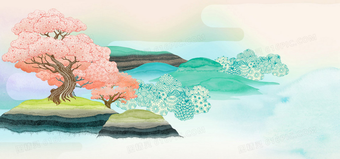 手绘背景