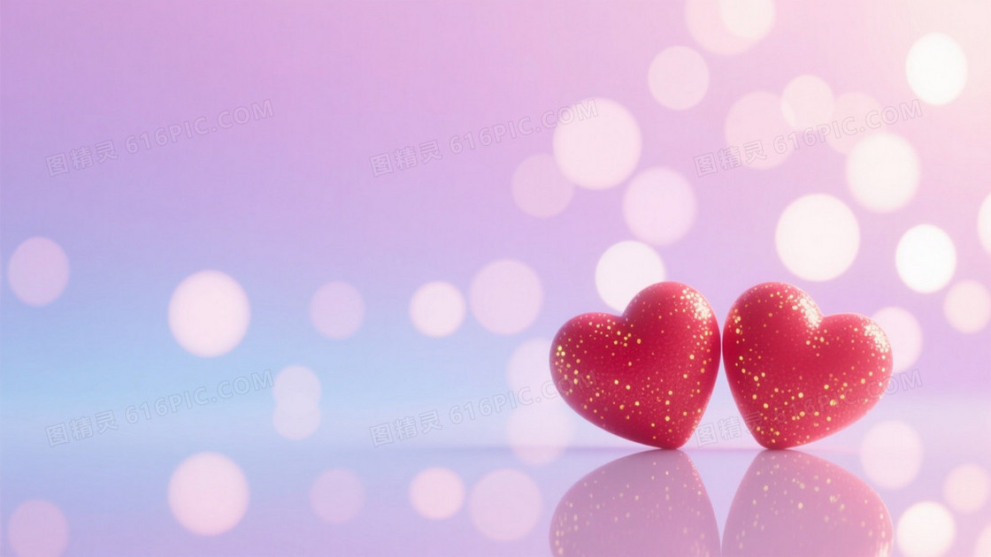 粉紫淡蓝渐变柔焦光斑背景