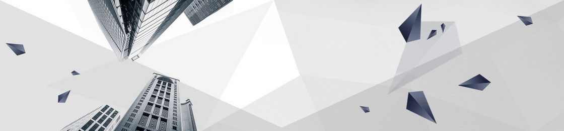 城市楼房几何背景banner
