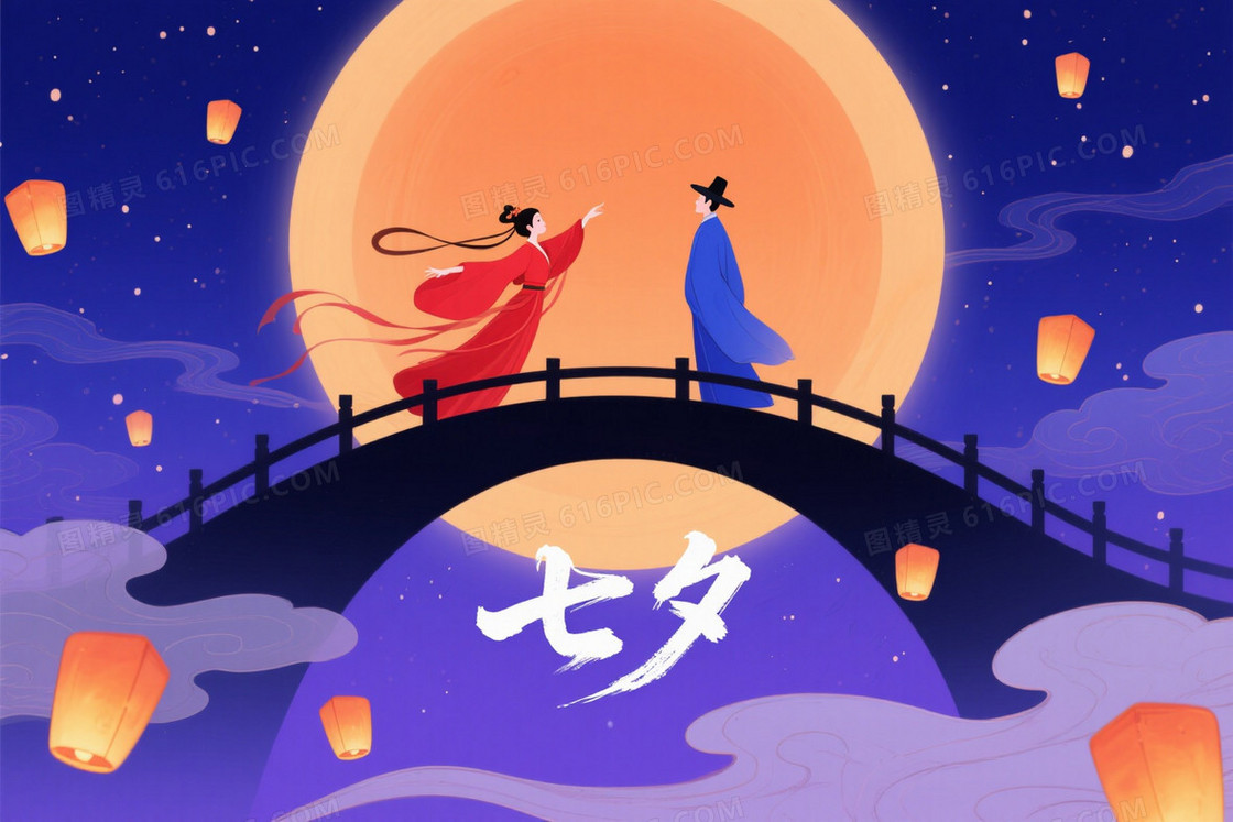 深蓝紫罗兰渐变星云背景