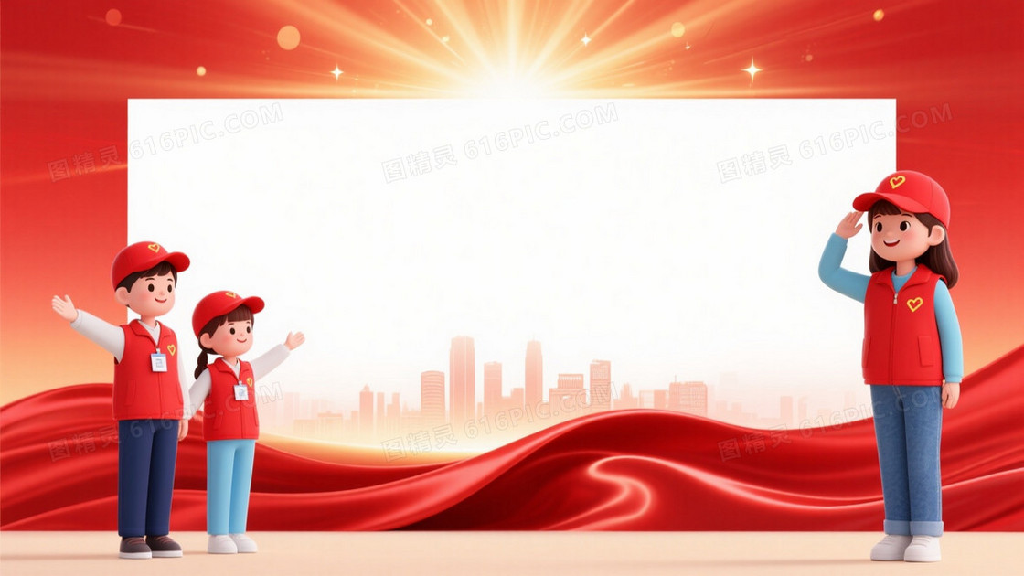 红金渐变光晕绸缎城市背景