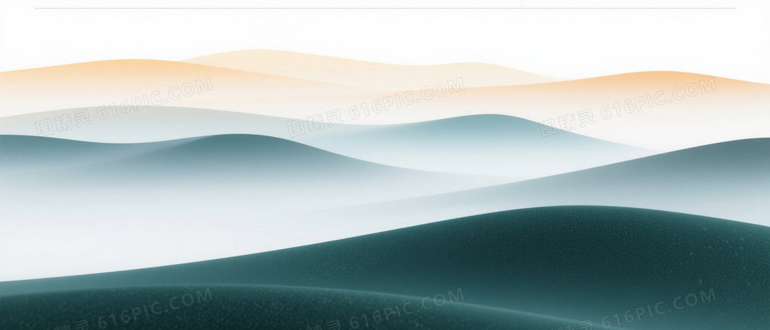 莫兰迪色抽象山水背景