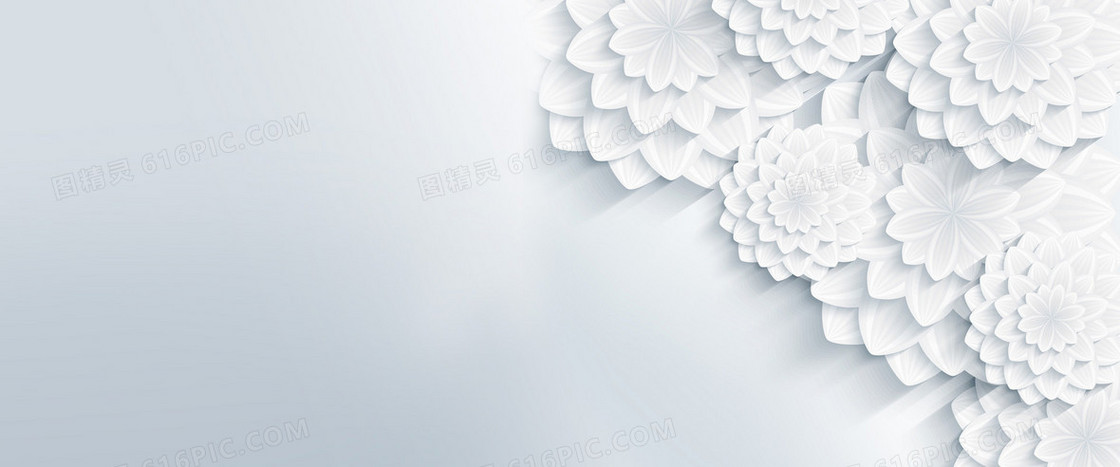 扁平花朵背景