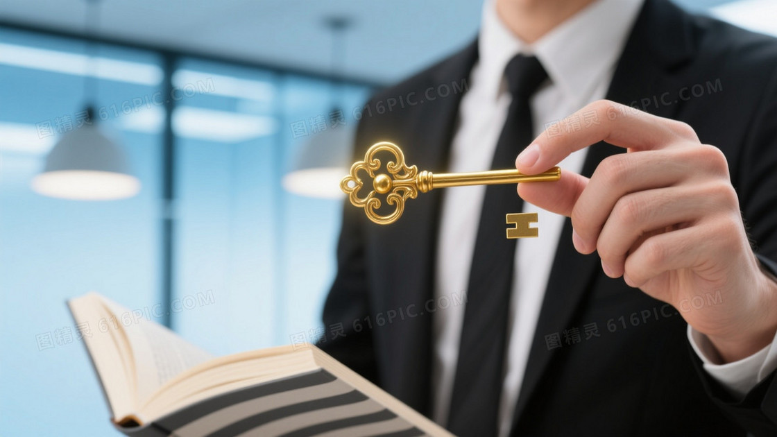 蓝白渐变现代办公背景