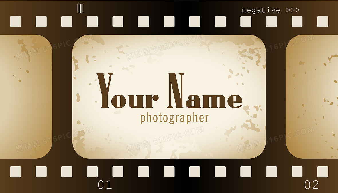 电影胶卷广告背景