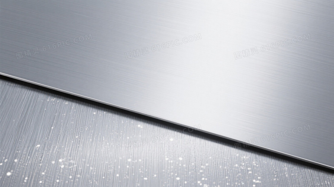 银灰金属拉丝质感背景