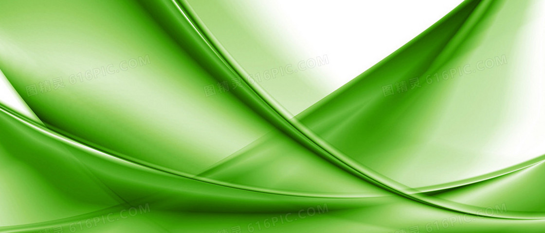 绿色丝绸质感大气背景