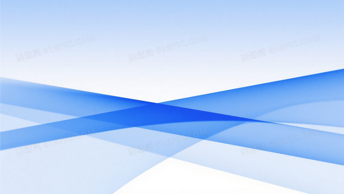 白青渐变几何流线背景