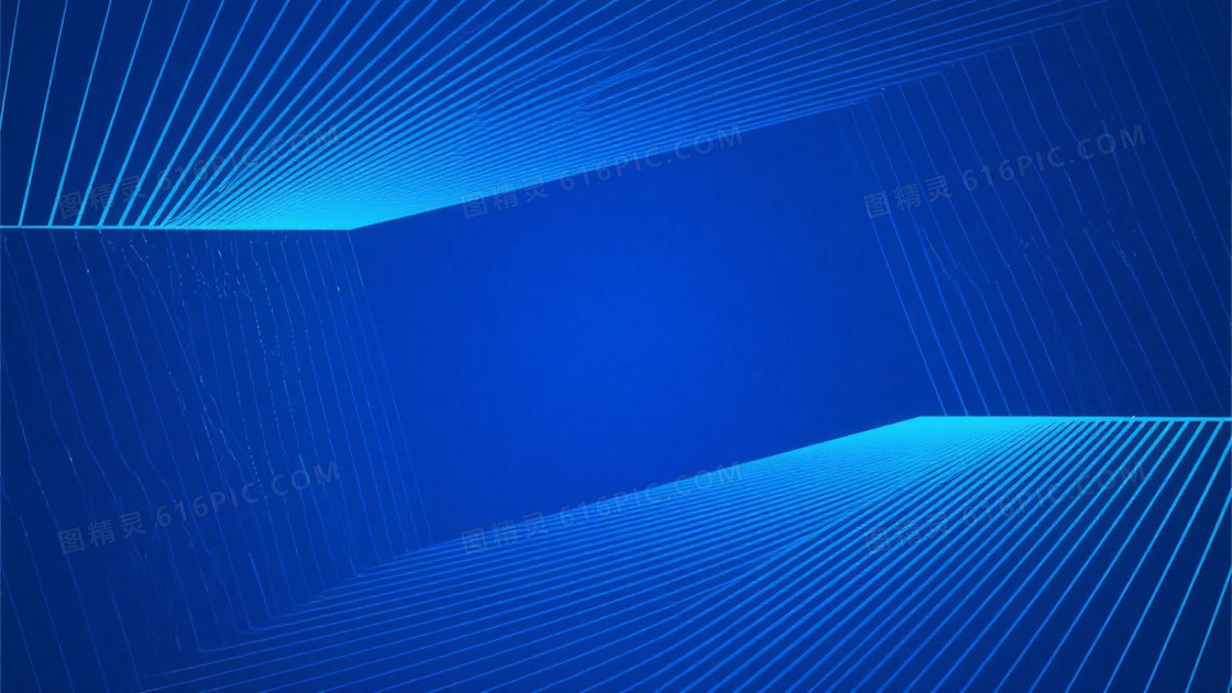 深邃蓝调抽象几何线条背景
