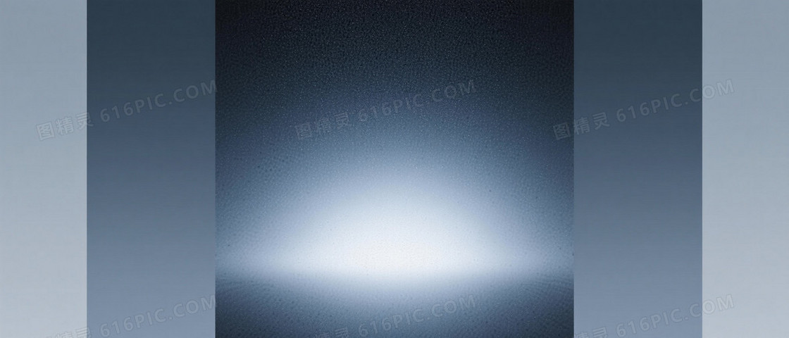 深邃蓝灰渐变聚光颗粒背景