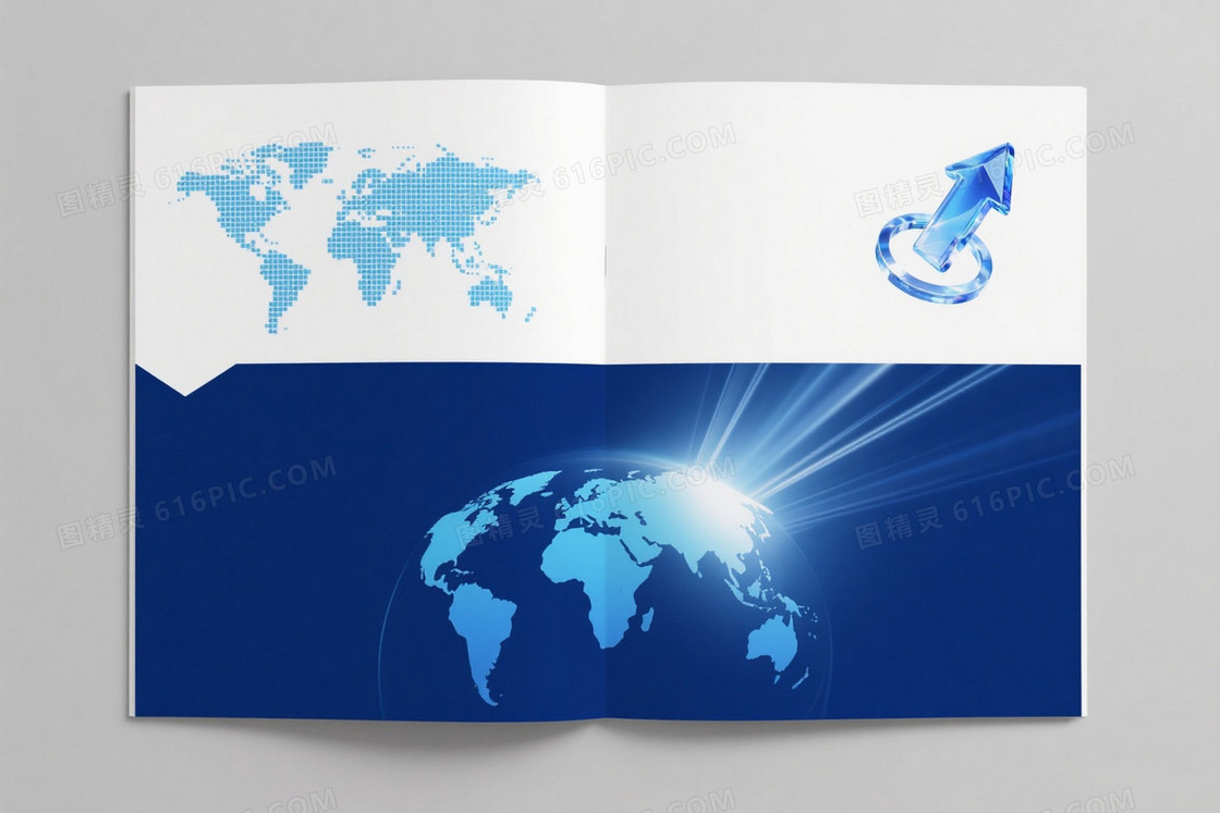 深蓝浅蓝像素地图箭头背景