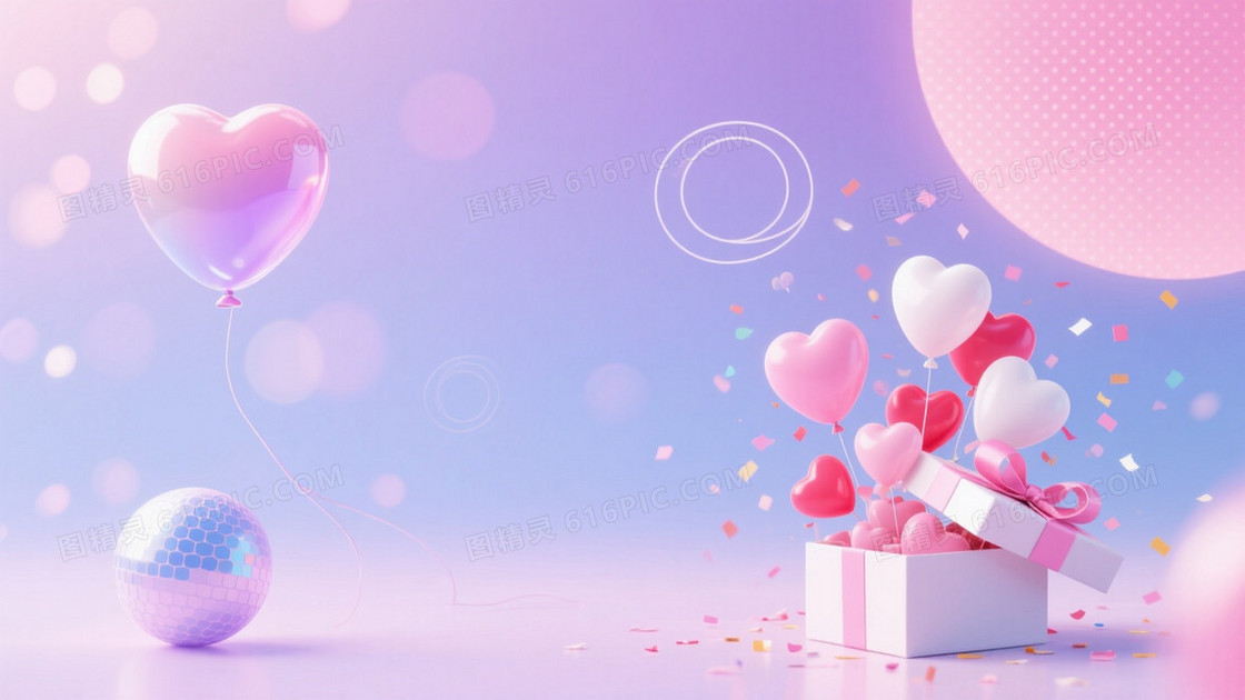 粉紫蓝柔光渐变梦幻背景