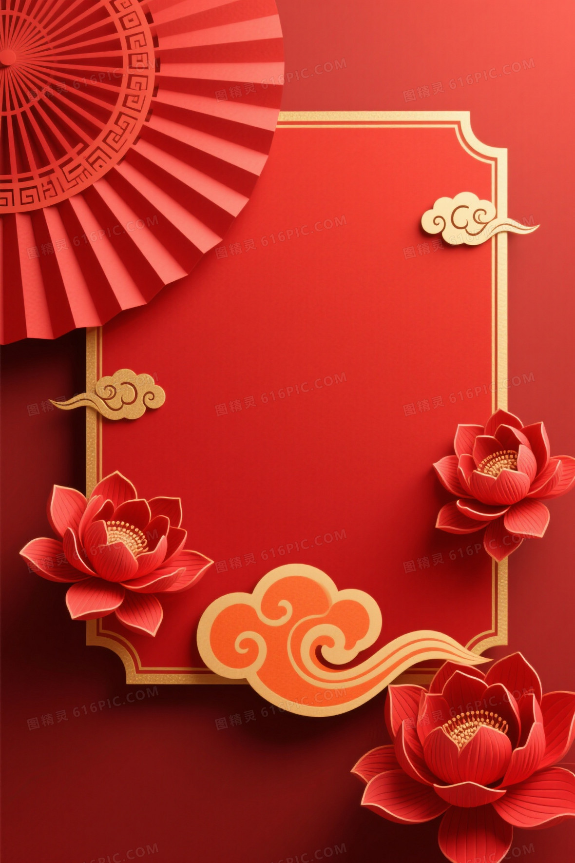 深红正红渐变祥云纹样背景背景图片下载_1664x936像素JPG格式_编号1kjf5q0ql_图精灵