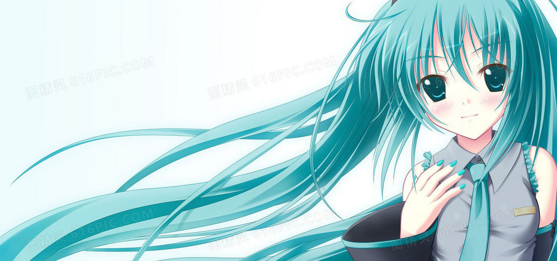动漫初音 动漫店铺装修 固定背景素材
