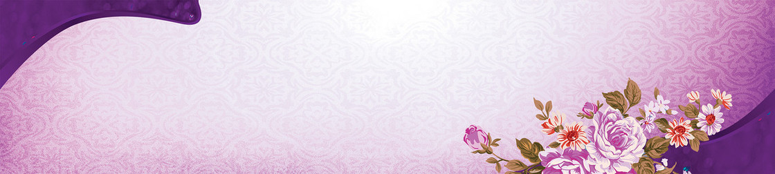 三八妇女节清新简约紫色海报背景