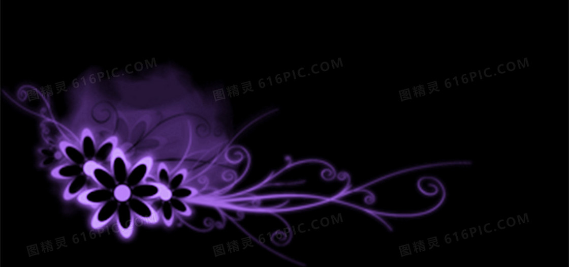 紫色花朵背景