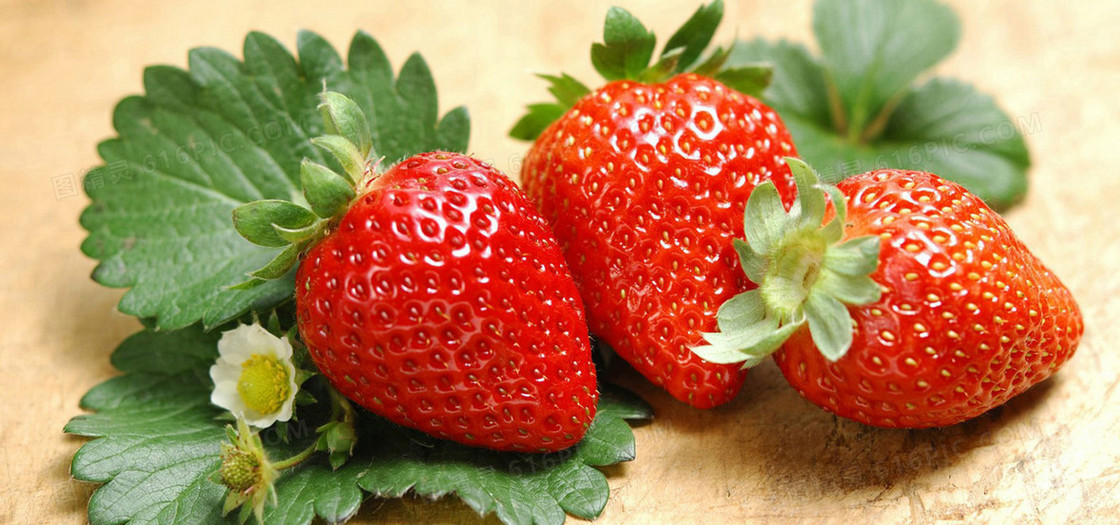 草莓水果背景