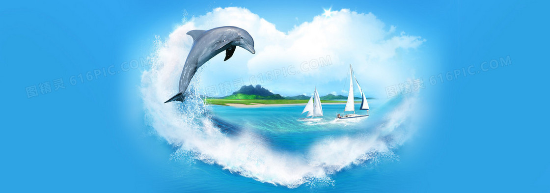 夏日清爽背景