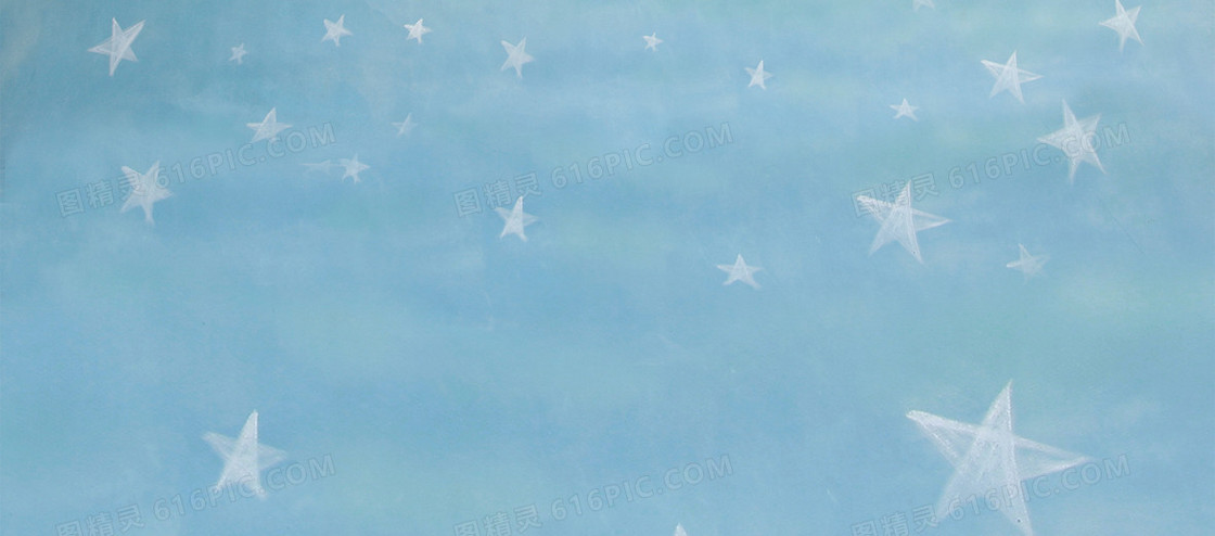 卡通星空星星背景banner