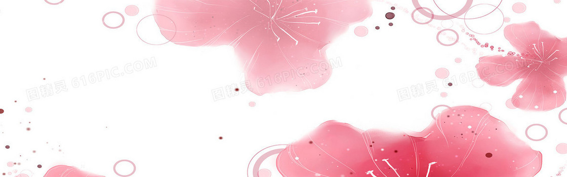 创意 清新 女装 花朵 背景图