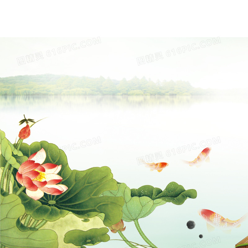 中国风促销推广主图背景