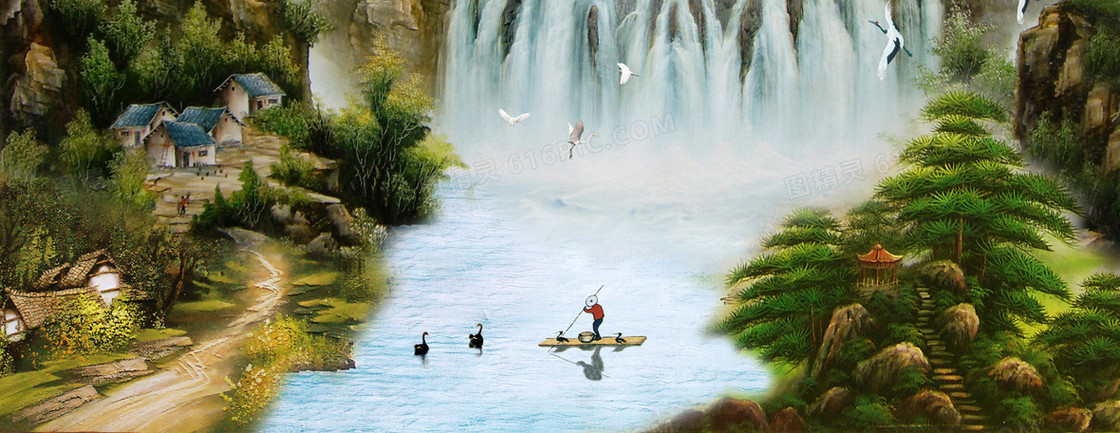 插画背景